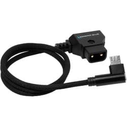 Kondor Blue - 46cm D-Tap to Micro USB (angular) for Nucleus Nano (Unregulated)