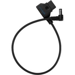 Kondor Blue - 38cm D-Tap to DC angular Straight cabo (5.5 x 2.5mm) (Canon C70/Atomos) (Raven Black)