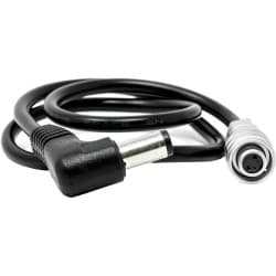 Kondor Blue - 36cm macho DC 5.5/2.5 to BMPCC 4K/6K Pro cabo de alimentação (Raven Black)