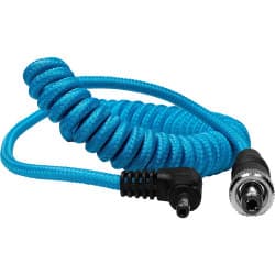 Kondor Blue - Locking DC 2.1mm to angular DC 1.35mm espiralado cabo