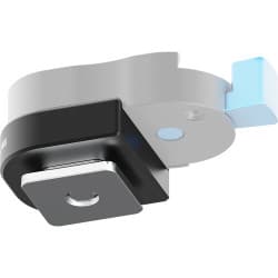 Kondor Blue - Sapata fria to Mini Lock QR placa Adapter Cradle (Raven Black)