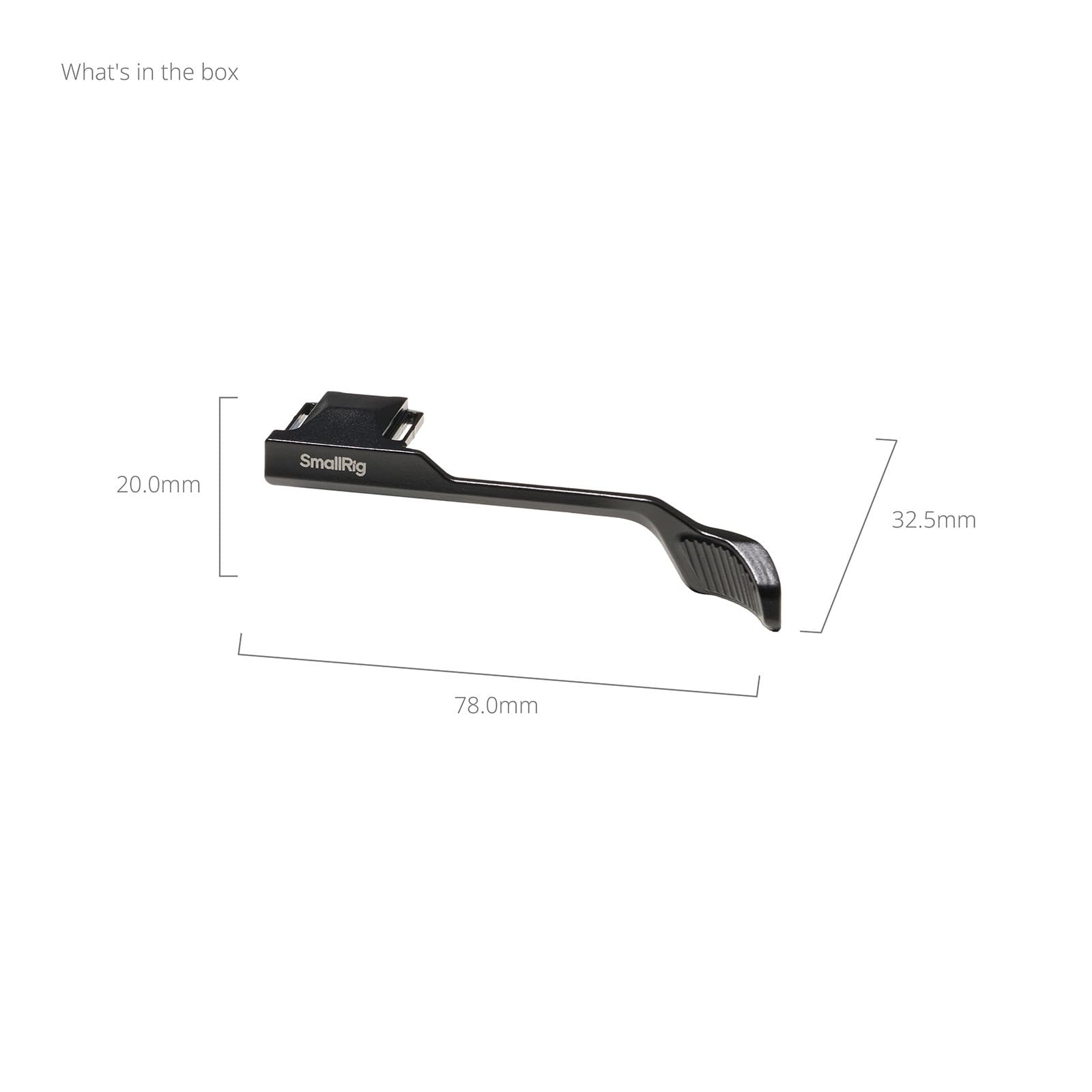 SmallRig thumb grip L10 preto SKU 5702 frente