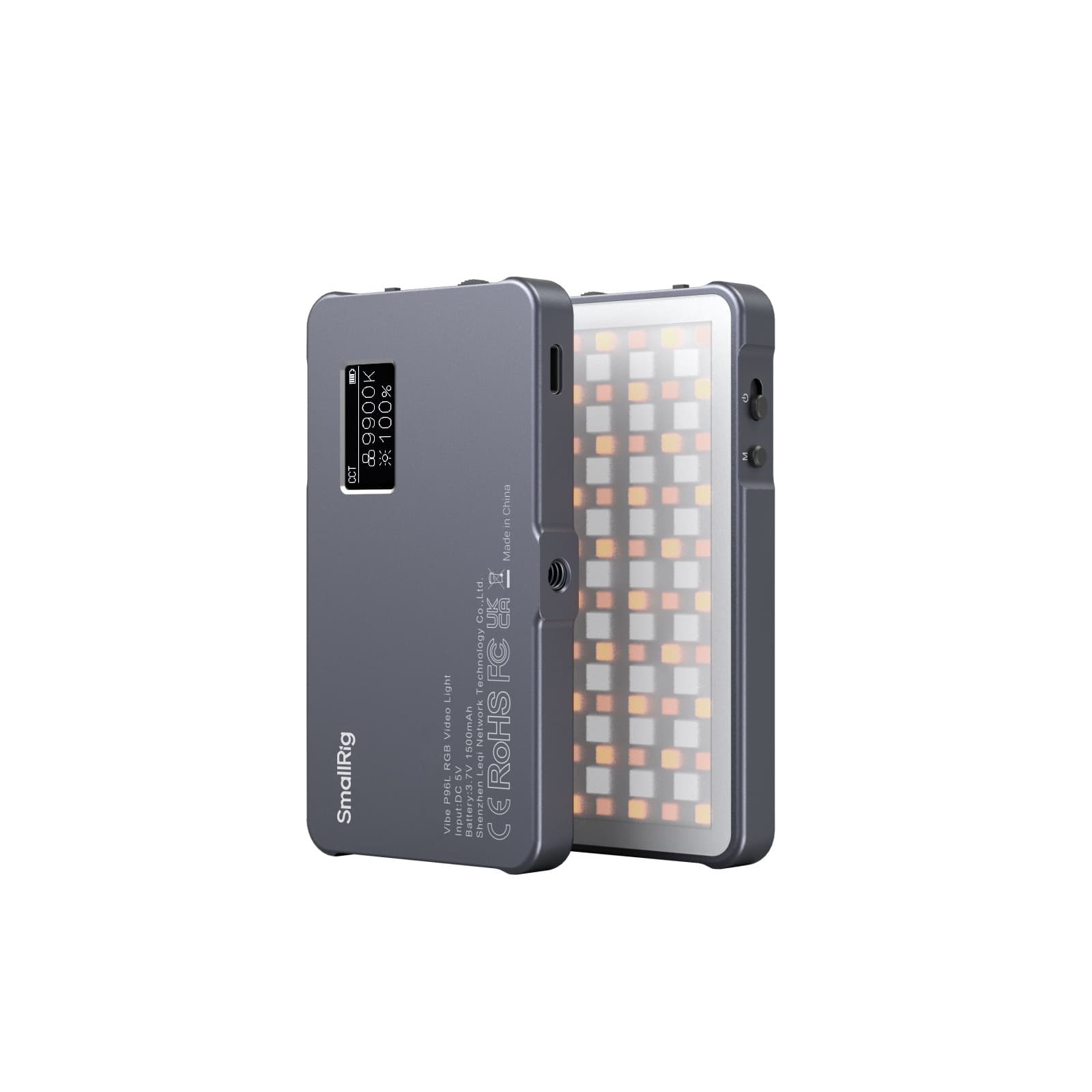 SmallRig Lighting Vibe P96L RGB light SKU 3489B frente