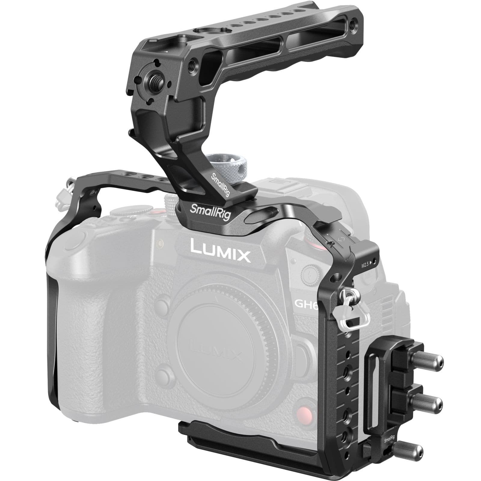 SmallRig Cage Kit GH7/GH6 HawkLock QR SKU 4825 frente