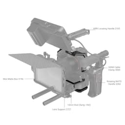 SmallRig - Cage for Sony Alpha 7R V / Alpha 7 IV / Alpha 7S III / Alpha 7R IV / Alpha 1 with VG-C4EM Battery Grip - miniatura 1