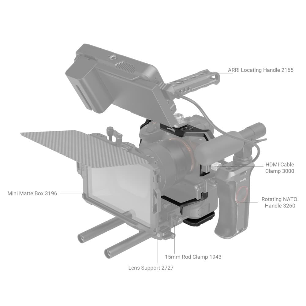 SmallRig Cage A7RV/A7IV/A7SIII/A1 SKU 3594 frente