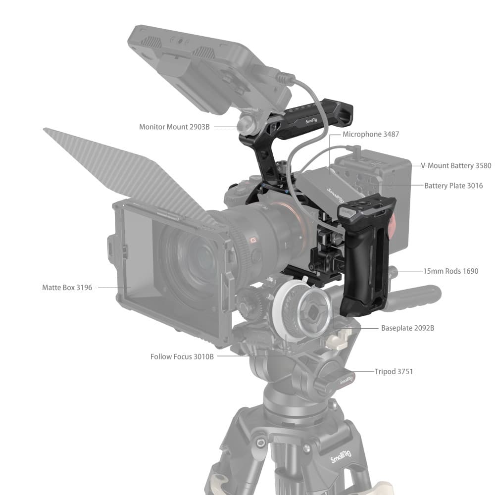 SmallRig Cage Kit A7RV/A7IV/A7SIII Rhino Adv SKU 3710 frente