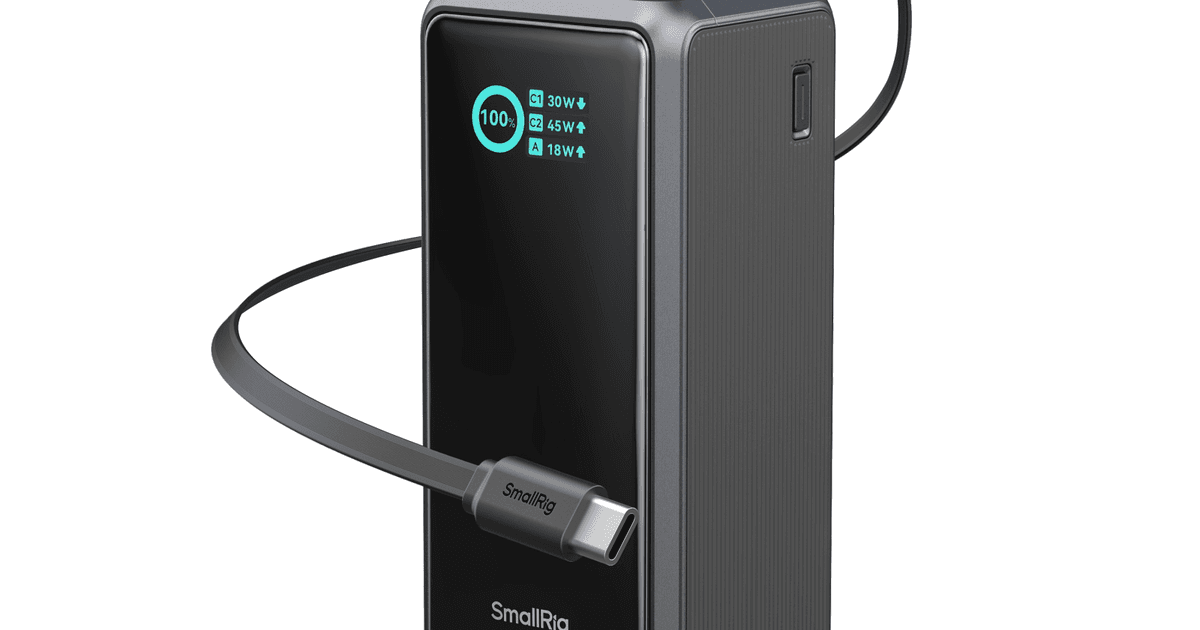 banner post SmallRig Nano36 e Nano72: power bank com V-mount e USB-C retrátil