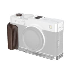 SmallRig - L-Shaped Mount Plate with Wooden Handle for FUJIFILM X-E5 (Silver)6236