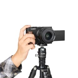 SmallRig - L-Shaped Mount Plate with Wooden Handle for Panasonic S9 5945