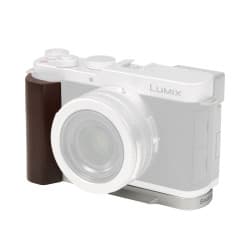 SmallRig - L-Shaped Mount Plate with Wooden Handle for Panasonic LUMIX L10 (Silver) 5943