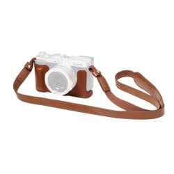SmallRig - Leather Half Case Kit for Panasonic LUMIX L10（Brown）6275