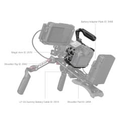 SmallRig - "Black Mamba" Handheld Cage Kit for Canon EOS R5 C
