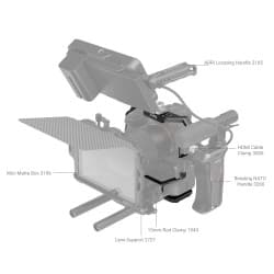 SmallRig - Cage for Sony Alpha 7R V / Alpha 7 IV / Alpha 7S III / Alpha 7R IV / Alpha 1 with VG-C4EM Battery Grip
