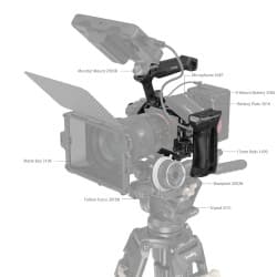 SmallRig - "Rhinoceros" Cage Kit for Sony Alpha 7R V / Alpha 7 IV / Alpha 7S III (Advanced Edition)