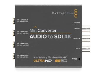 Blackmagic Design - Miniconversor Áudio para SDI 4K - imagem 2