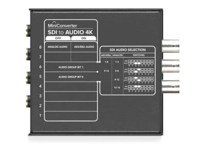 Blackmagic Design - Mini Converter SDI para Audio 4K - imagem 3