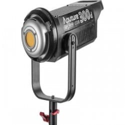 Aputure LS 300d - Kit de luz LED com Placa de Bateria Gold Mount