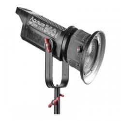 Aputure LS 300d - Kit de luz LED com Placa de Bateria Gold Mount