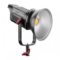 Aputure LS 300d - Kit de luz LED com Placa de Bateria Gold Mount
