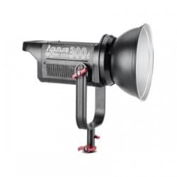 Aputure LS 300d - Kit de luz LED com Placa de Bateria Gold Mount