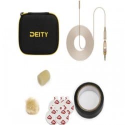 Deity W.Lav Pro DA35 - Microfone de Lapela Omnidirecional para Transmissores Sennheiser (bege)