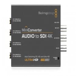 Blackmagic Design - Miniconversor Áudio para SDI 4K