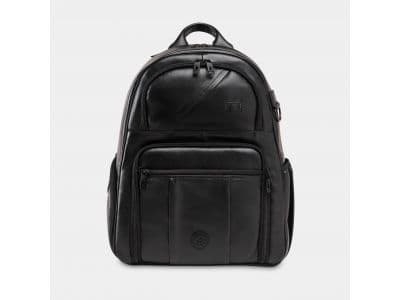 Image ProductNordweg - Mochila de Couro Legítimo para Fotógrafos (Preto)