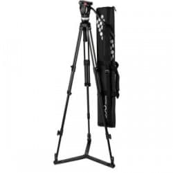 Sachtler Ace XL GS AL - Tripé Ace 75/2 D, Cabeça Fluida, Espalhador de Solo e Bolsa