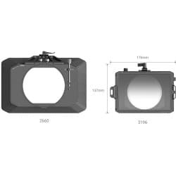 SmallRig - Mini Matte Box 4x5.65" para Lentes Fotográficas Fixas e Zoom