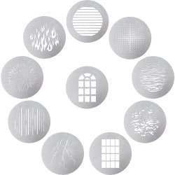 Aputure - Kit de 10 Peças para Gobo de Luz