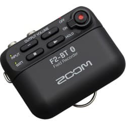 Zoom F2-BT - Gravador de Campo Portátil Ultracompacto com Microfone de Lapela