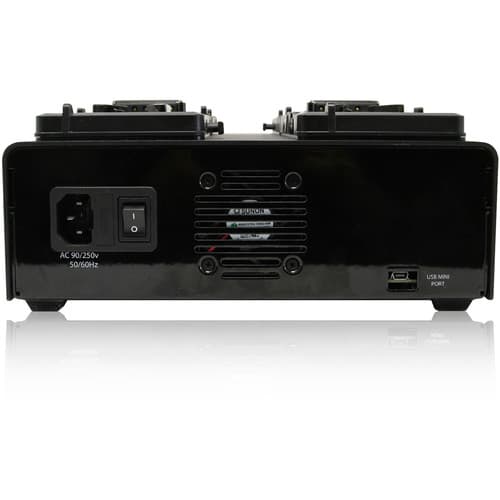 Core SWX - Carregador FLEET Quantum de 4 Posições com Tela LCD Colorida Touchscreen (V-Mount)