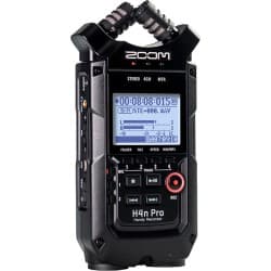 Zoom H4n Pro - Gravador Prático Portátil de 4 Entradas/4-Track com Cápsula de Microfone X/Y Integrado (Preto)