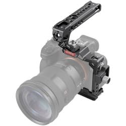 SmallRig - Meia Gaiola para Câmera Sony a7S III com Alça Superior e Kit de Braçadeira de Cabo