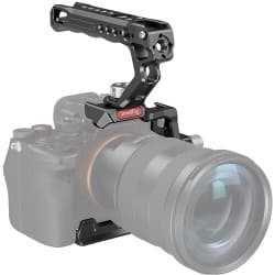 SmallRig - Meia Gaiola para Câmera Sony a7S III com Alça Superior e Kit de Braçadeira de Cabo