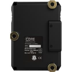 Core SWX - Kit de 4 Baterias NANO Micro 147Wh com Carregador de Viagem Quádruplo (Gold Mount)
