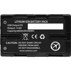 Core SWX - Bateria Nano-U98 de 14,8 V com D-Tap para Filmadoras Sony