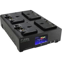 Core SWX - Carregador FLEET Quantum de 4 Posições com Tela LCD Colorida Touchscreen (Gold Mount)
