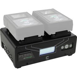 Core SWX - Carregador Duplo Digital Fleet Micro 3A para Baterias V-Mount