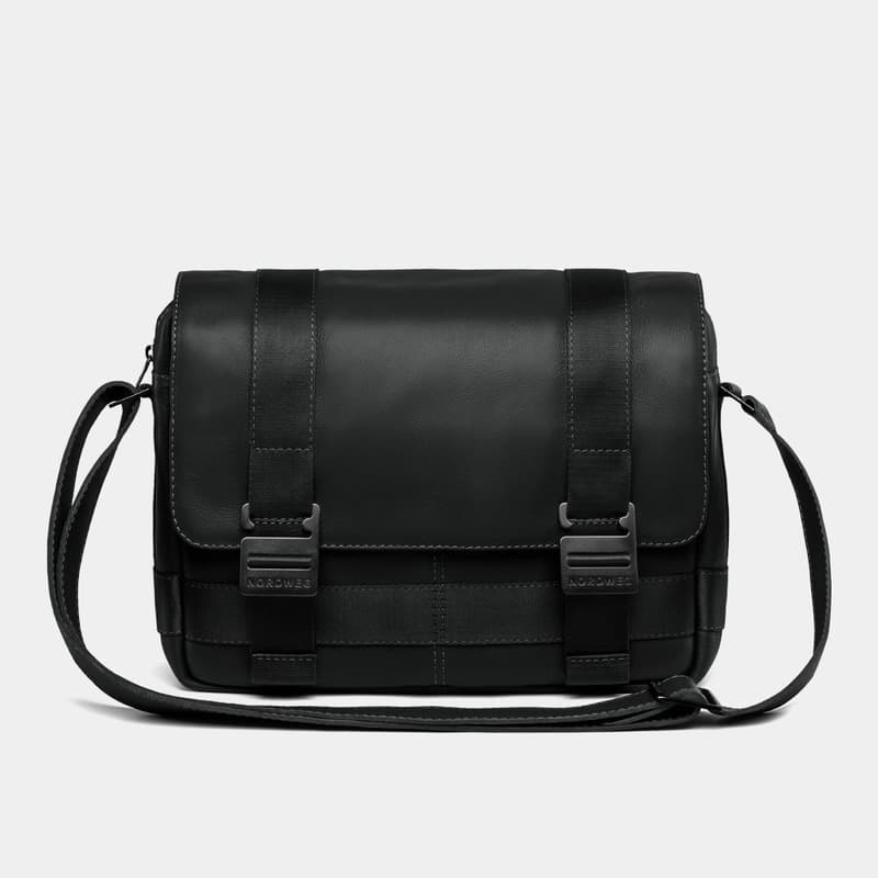Image ProductNordweg - Bolsa de Couro Italiano para Fotógrafos Dolomitas (Preto)