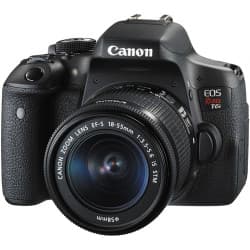 Canon - Câmera EOS Rebel T6i Kit com Lente EF-S 18-55mm IS STM