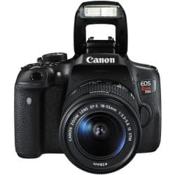 Canon - Câmera EOS Rebel T6i Kit com Lente EF-S 18-55mm IS STM