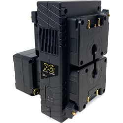 Core SWX - Carregador Rápido Compacto de Bateria Quádrupla Micro (Gold Mount)