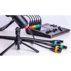 Zoom XLR-6c - Anéis de Identificação Coloridos para Cabos de Microfone (6 pares)