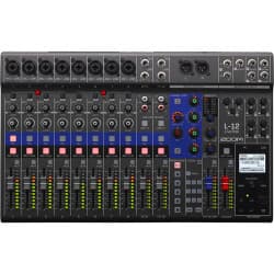 Zoom LiveTrak L-12 - Mixer Digital de 12 canais e Gravador Multipista