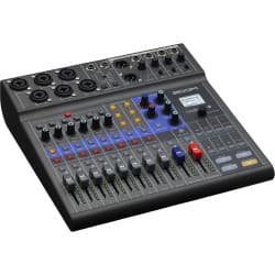 Zoom LiveTrak L-8 - Mixer Digital Portátil de 8 Canais e Gravador Multipista