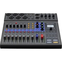 Zoom LiveTrak L-8 - Mixer Digital Portátil de 8 Canais e Gravador Multipista