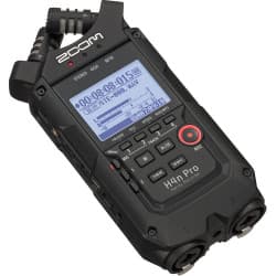 Zoom H4n Pro - Gravador Prático Portátil de 4 Entradas/4-Track com Cápsula de Microfone X/Y Integrado (Preto)