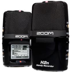 Zoom H2n - Gravador Portátil de 2 Entradas/4-Track com Matriz de 5 Microfones Onboard